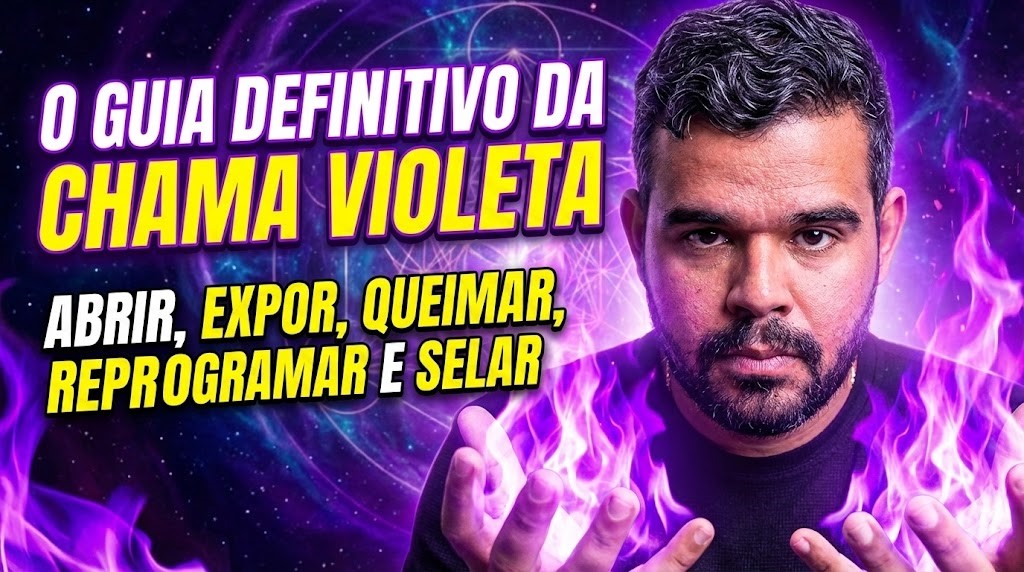 O Guia Definitivo da Chama Violeta: Abrir, Expor, Queimar, Reprogramar e Selar
